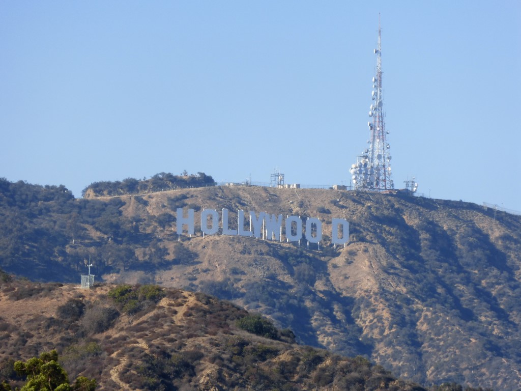 Los Angeles Hollywood Sign Zeichen Schriftzug