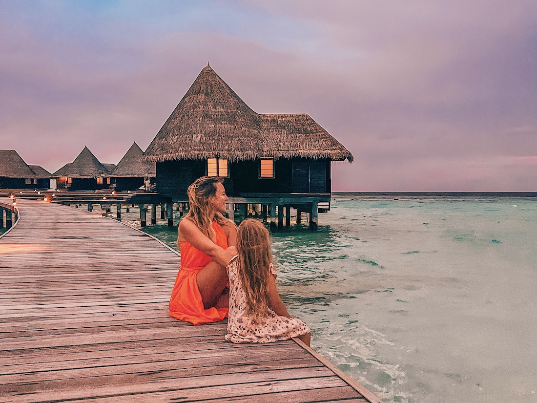 Coco Palm Dhuni Kolhu - Malediven Insel Natur Familie