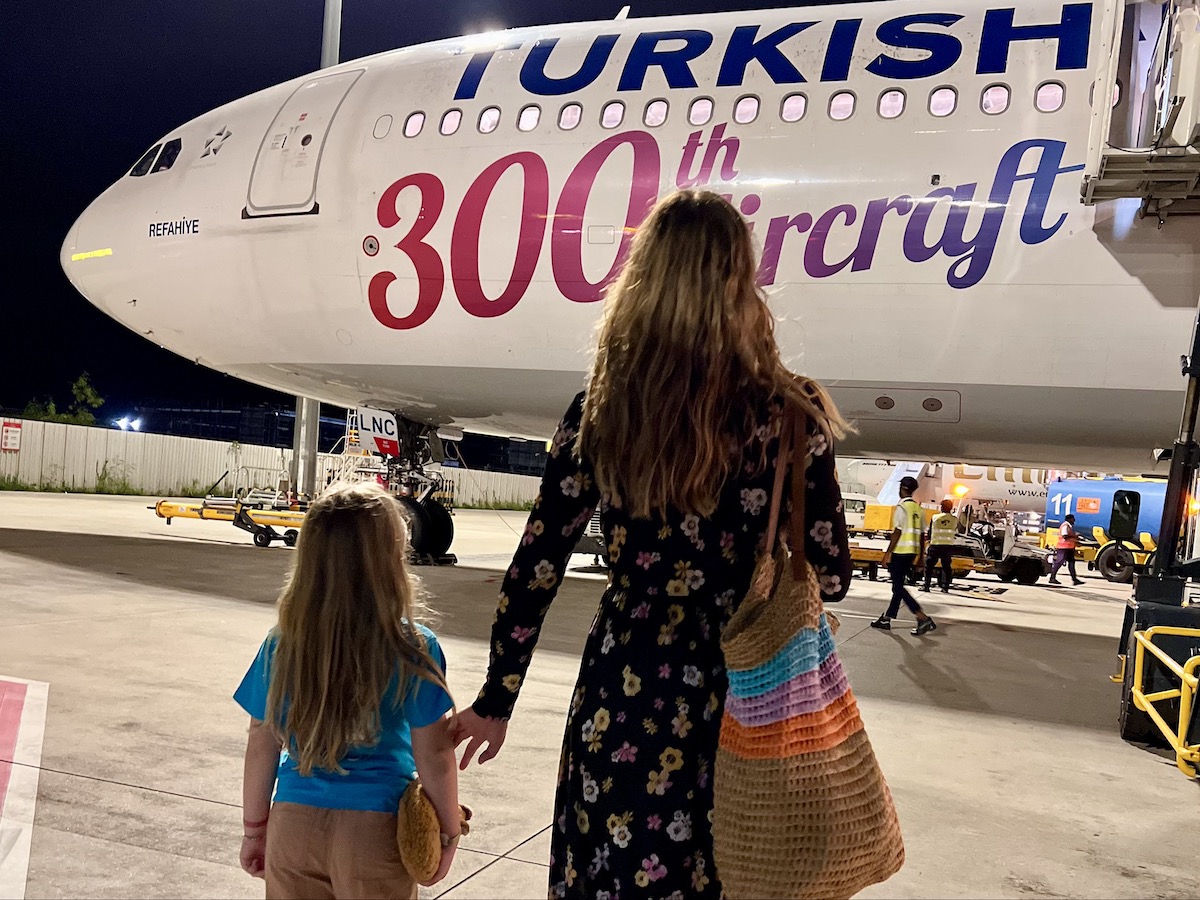 Turkish Airlines Familie Flug Malediven